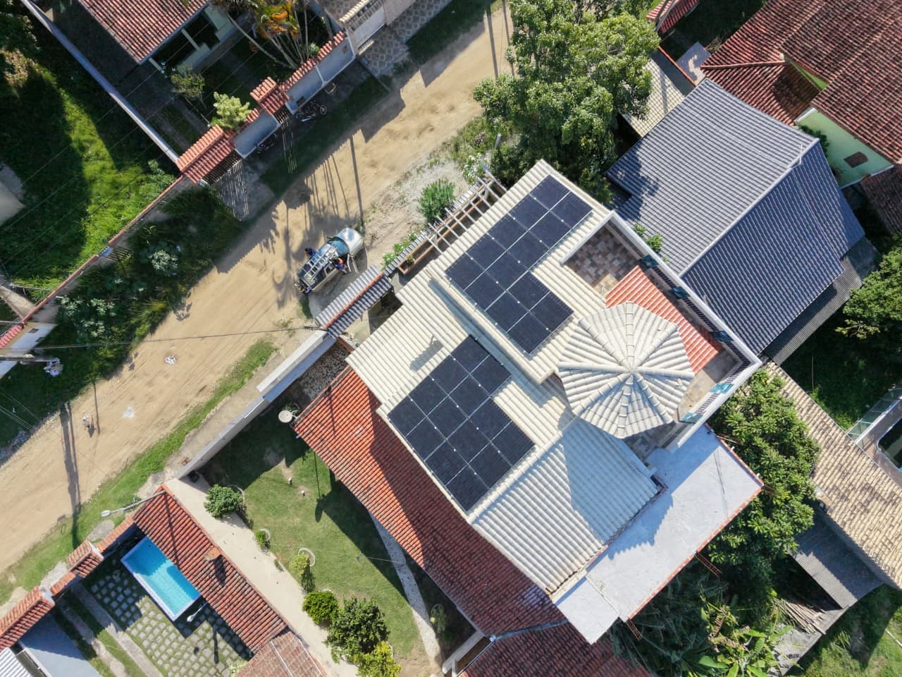 Residencial · 8,7 kWp — São Pedro da Aldeia · Balneário das Conchas